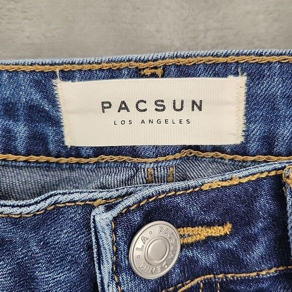 Pacsun Womens Mom Ankle Jeans Size 25x25 Tapered Leg High Rise - Picture 5 of 12